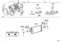 861400R552-Receiver assy, radio & display