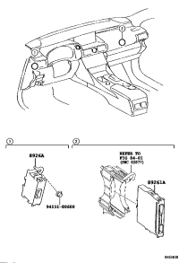 8926053010-Computer, engine stop & start