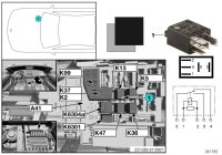61366919112-Relay, lock silent grau