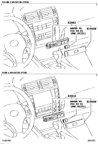 8195053090-Lens assy, clock & indicator