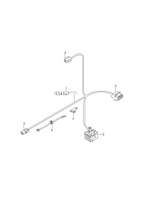 80A971679A-Harness, for instrument panel illumination
