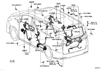 8205358230-Wire, rear door, rh