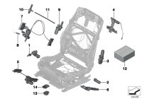 52107242071-Drive seat adjuster comfortable seat
