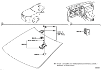 8646833020-Camera, lane departure warning