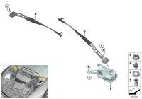 61617310791-Motor assy-wiper, lh