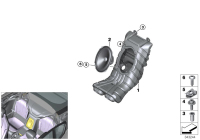 65139312873-Speaker assy-subwoofer