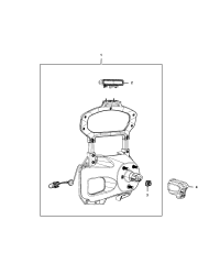 68297540AE-BRACKET ASSY SPARE TIRE