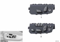 61319359820-Switch, seat adjust, rh/lh