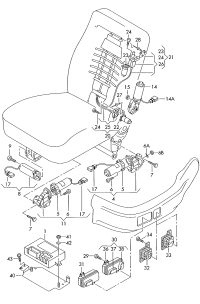 L3B0959762T-Motor assy., reclining