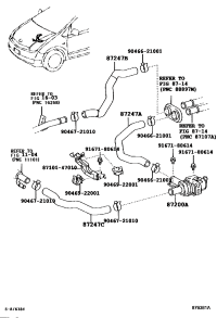 8724547230-HOSE, HEATER WATER, A