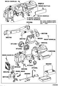 886080N030-Wire sub-assy, air indicator, no.2