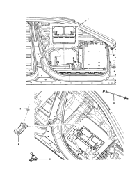 68036354AA-BRACKET BATTERY HOLD DOWN