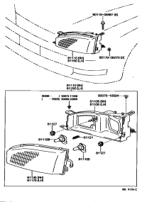 8110606010-Housing sub-assy, headlamp, rh/lh