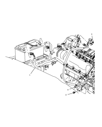 56047793AD-WIRING ALTERNATOR AND BATTERY