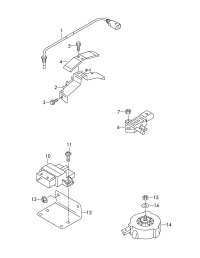 4L0907159-Control unit, for solid tone transmission