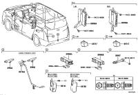 897B058040-Electrical key & receiver assy
