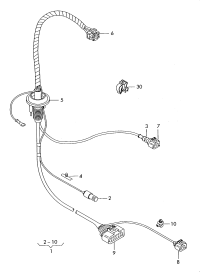 L8E1971076AF-Wiring harness-lighting
