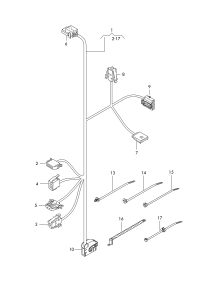 L80D971369H-Wire, adjustable back & lumbar support