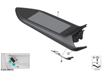61315A92BC0-BMW smart touch system rear rh