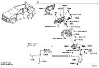 770300R030-Lock sub-assy, charger lid w/motor