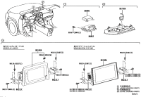 861400R521-Receiver assy, radio & display