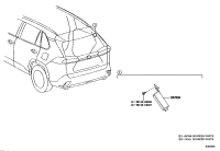 897B00R070-Electrical key & receiver assy