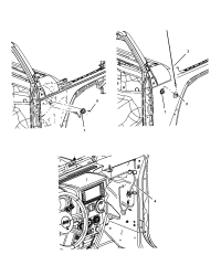 56040921AE-ANTENNA BASE CABLE AND BRACKET