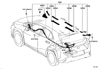 821H176010-Wire, floor lower