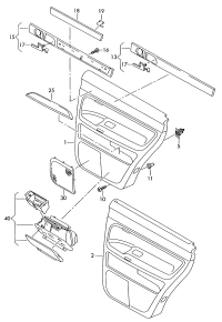 7L6867212BRNUQ-Trim (leather) door