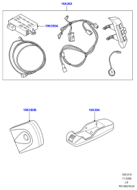 XVE500021-Bracket & hsg holder assy