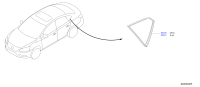 833003RA1A-Glass assy-side window, rh