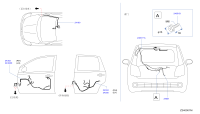 24126CJ01B-Harness, r. rr. door