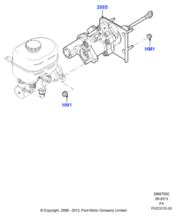 BC3Z2005A-Booster assy-brake
