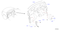 669004CL1A-Garnish assy-fr pillar lower, rh