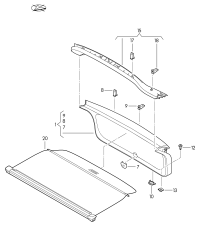 1K9867605B-Garnish, rr. hatch