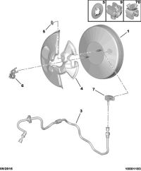 YL00221580-Union, brake vacuum