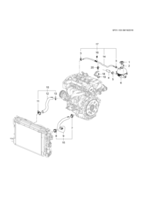 84172406-Hose (parts of 6) (including 5)