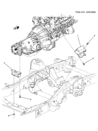 15854941-Engine mount (rh & lh) (AC-DELCO #15854941)