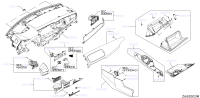 681026RS0A-Plate, instrument panel mounting, lower
