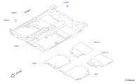 74976CJ00A-Pad assy-floor, rh