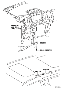 8720258040-Duct sub-assy, rear