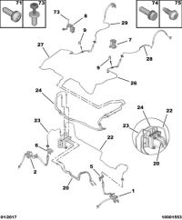 YL00335980-Hose assy-fr brake