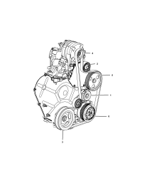 4593830AA-Pulley, p/s pump