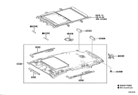 633100E590B0-HEADLINING ROOF