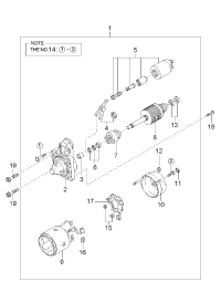 0K90018400C-STARTER ASSY