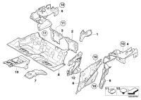51487152513-Insulator partition luggage side lh