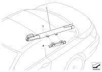 61136919420-Clip, wire guide, trunk lid