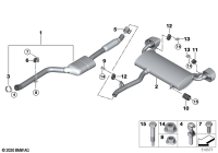 18308743521-Muffler assy-rr