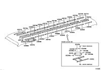 6328436020-Reinforcement, roof panel, no.4, rh/lh