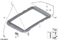 54105A25F17-Panoramaroof frame